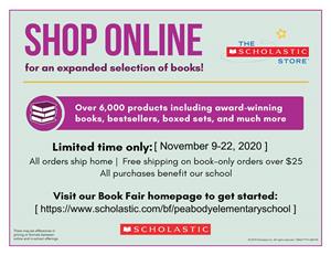 Virtual Scholastic Book Fair 
